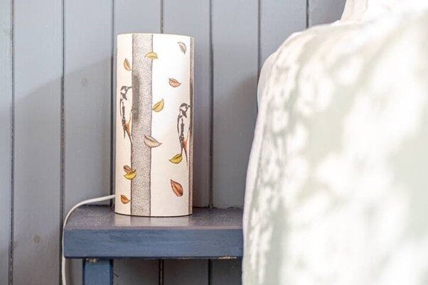 Bedside lamp detail